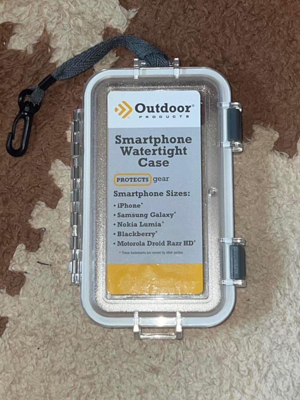 White Waterproof Phone Case